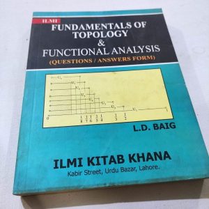 Topology Functional Analysis Baig