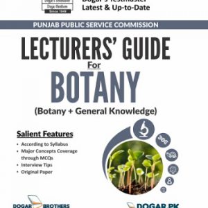 Lecturers Guide for Botany (Botany + General Knowledge)