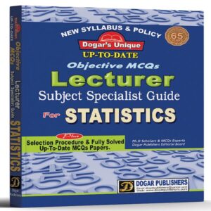 Lecturer Subject Specialists Guide for Statistics
