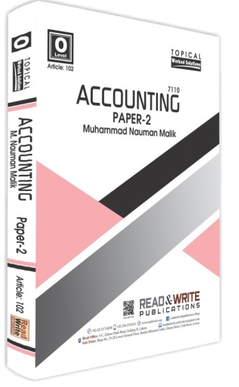 102 Accounting Paper 2 O Level Muhammad Nauman