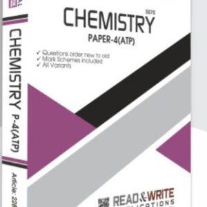 Chemistry Paper 4 Workbook