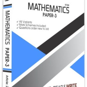 Mathematics Topical Past Paper 3 A Level