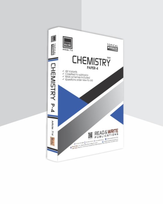714 Chemistry Paper 4 Workbook