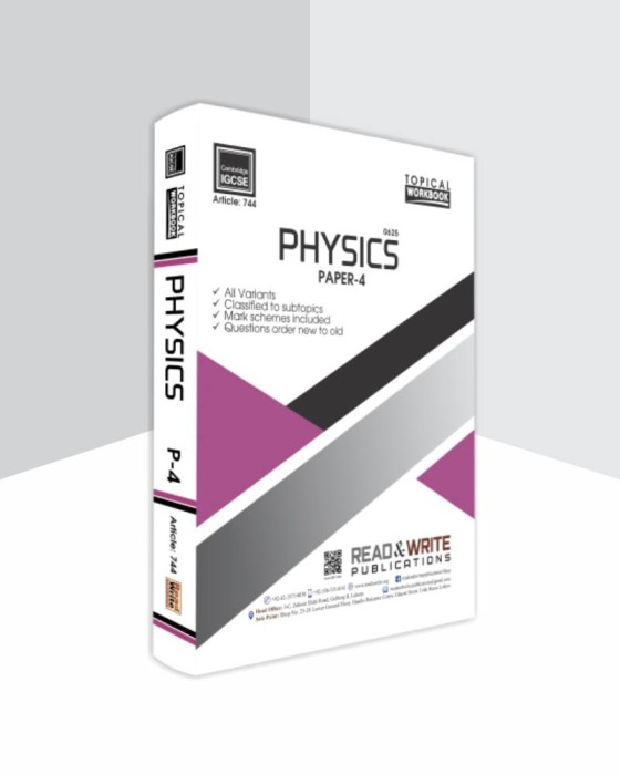 744 Physics Paper 4 Workbook