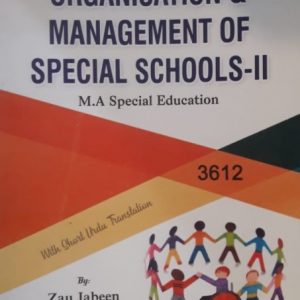 Organization & Management of Special Schools